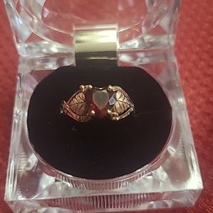 Black Hills Gold Ring w/ Garnet